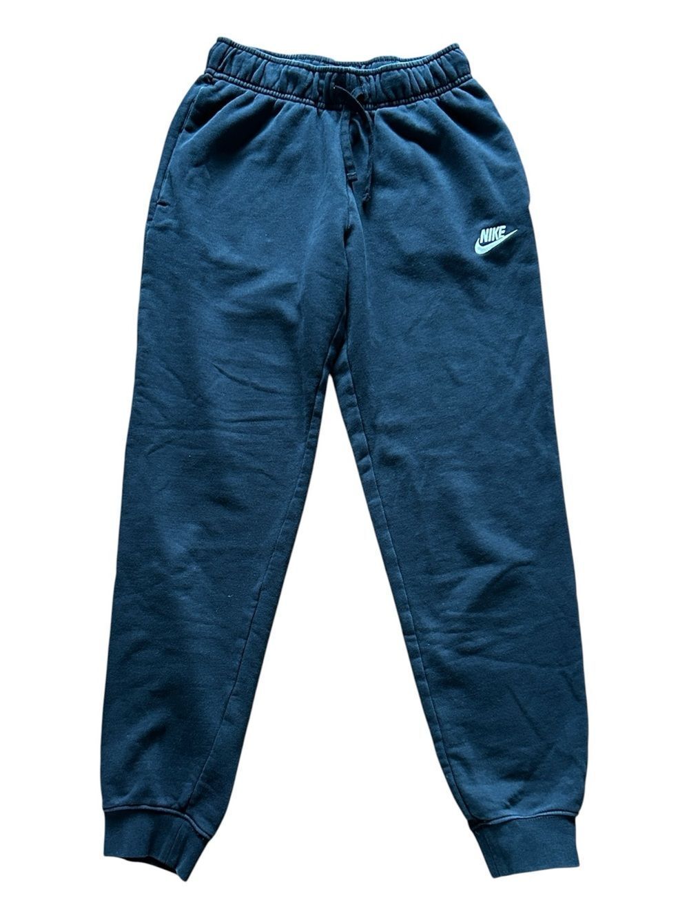Nike Black Jogger Sweatpants with White Swoosh